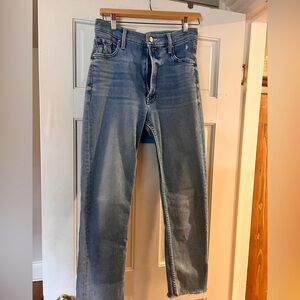 MOTHER Light Blue Straight Jeans